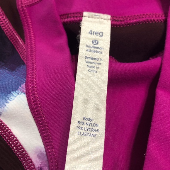 Lululemon Maroon Pants 1256 - Picture 7 of 9